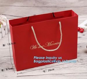 Brown Paper PACK New Luxury Shopping Paper Bag for Cloth,Fashion shopping bags Recyclable shopping Clear Plastic Carrie