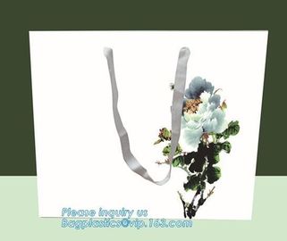 Luxury round packaging gift hat paper flower box wholesale,Paper Carrier Bag White Brown SOS Kraft Takeaway Party Lunch