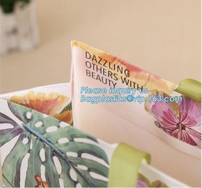 Twist Rope Handles Paper Bags For Heavy Products Packaging,Luxury foil stamping embossed heart kraft paper bag for gift