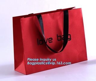 Customized luxury wedding favor bags elegant high grade carrier gift bag pretty eco friendly paper shopping bag, bagease