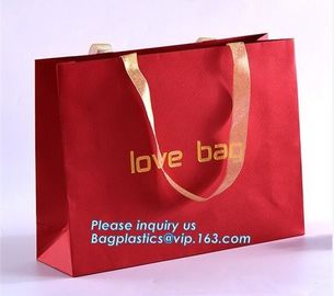 Customized luxury wedding favor bags elegant high grade carrier gift bag pretty eco friendly paper shopping bag, bagease
