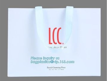 White Carrier Bags with Flat Handles,Wholesale Toy Washable Kraft Craft Paper Storage Bag,printed pink paper shopping gi