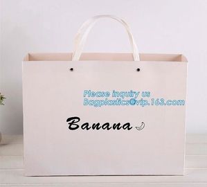 custom christmas carrier kraft paper gift shopping bag,brand dark blue 3D patch coated paper bag for gift toy carrier ba