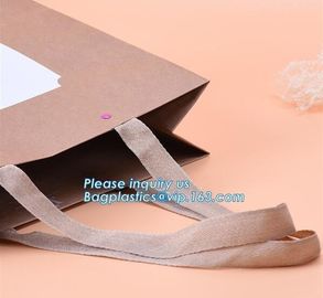 Design Luxury White Custom Craft Recycle Wine Bottle Carrier Packing Bag Gift Shopping Printed Kraft Paper Bag With Hand
