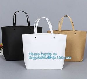 Design Luxury White Custom Craft Recycle Wine Bottle Carrier Packing Bag Gift Shopping Printed Kraft Paper Bag With Hand
