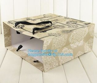 Custom Your Own Logo Design Printed Durable Shopping Carrier Packing 210Gsm Clothes Art Coated Paper Bag, bagease packag