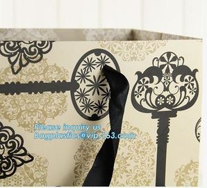 Custom Your Own Logo Design Printed Durable Shopping Carrier Packing 210Gsm Clothes Art Coated Paper Bag, bagease packag