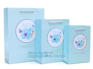 Luxury Custom Printing Unique Large Shopping Carrier Personalised Gift Paper Bags With PP Rope Handle, bagease, package