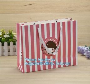 Luxury jewelry gift bag small paper carrier storage bag with box,Custom Personalised Unique Logo Luxury Blue Gift Shoppi