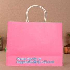luxury hot stamping logo fancy paper flower carrier bag,Paper Gift Carrier Bags with Rope Handles in Large / Medium / Sm