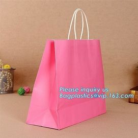 luxury hot stamping logo fancy paper flower carrier bag,Paper Gift Carrier Bags with Rope Handles in Large / Medium / Sm