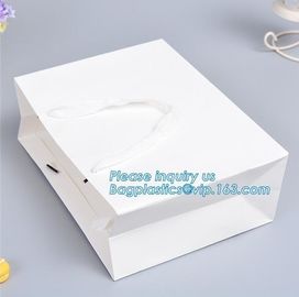 Custom Luxury Merchandise Shopping Carrier Paper Clothing Packaging Bag With Own Logo Printing,Luxury Gift Bags Carrier