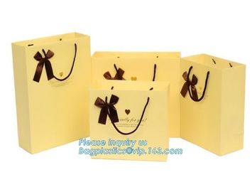 Custom Personalised Printed Small White Luxury Retail Gift Shopping Paper Carrier Bag With Handle, package, bagease pac