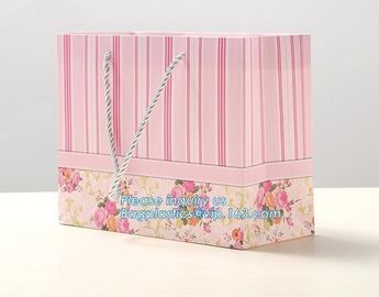 Luxury Retail Carrier Paper Shopping Packaging Bag for Clothes,Eco-friendly custom printing luxury paper wine carrier ba