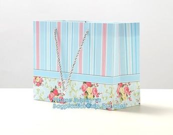 Luxury Retail Carrier Paper Shopping Packaging Bag for Clothes,Eco-friendly custom printing luxury paper wine carrier ba
