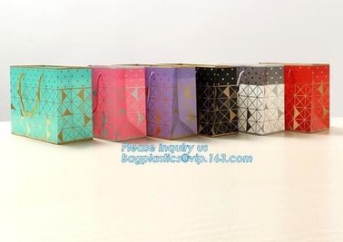 Luxury Retail Carrier Paper Shopping Packaging Bag for Clothes,Eco-friendly custom printing luxury paper wine carrier ba