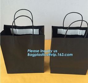 250gsm paper Custom Printed Luxury Gift Shopping bag with bow for gift package,Wholesale Kraft Food Packaging Bags, pack