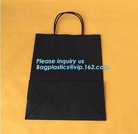250gsm paper Custom Printed Luxury Gift Shopping bag with bow for gift package,Wholesale Kraft Food Packaging Bags, pack