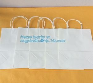 250gsm paper Custom Printed Luxury Gift Shopping bag with bow for gift package,Wholesale Kraft Food Packaging Bags, pack