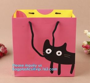 Luxury Paper Gift Carrier Shopping Bag Party Bag with Handles,printed paper carrier bag for apparel shopping bag, bageas
