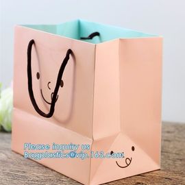 Fashion Custom Printing Luxury Gift Shopping Carrier Paper Bag With Your Own Logo Print,strong twisted handle black leat