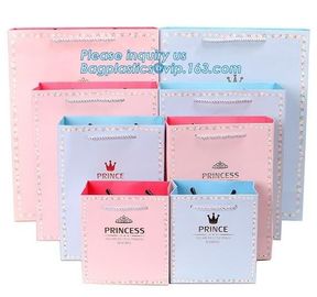 Luxury Rope Handle Laminated Paper Carrier Bags,brand Luxury laminated manila carrier paper hand bag, bagplastics, bagea