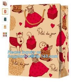 Hot sale brown kraft paper bag cheap price,Lowest Price Custom Shape Luxury Gold Foil Logo Design Paper Bag With Round B