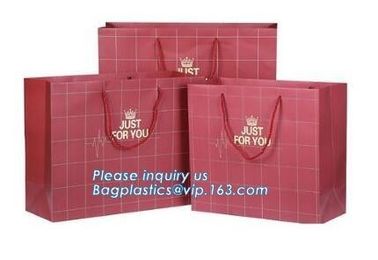 Custom Bouquet DIY White Luxury Paper Flower Waterproof Carrier Bag With PP Handles,embossed Logo full color Print made