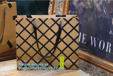 Washable kraft paper bags for flower biodegradable reusable food bag,Recyclable Flower paper carrier bag bagease pack