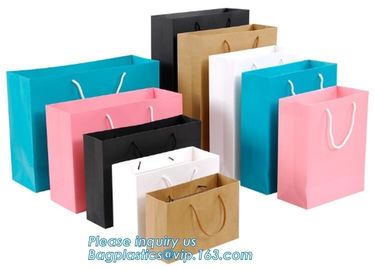 Customized recycle printed wedding door gift paper carrier bag,Luxury design Shopping Small craft Paper Bag retail baker