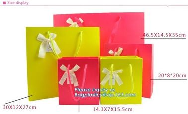 Customized made cheap paper twisted handles white kraft paper bags,wine paper bag with handle wholesale bagplastics pack