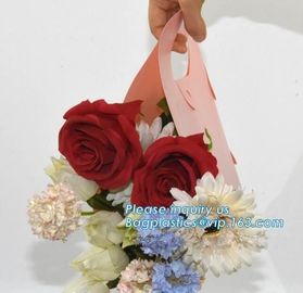 Custom own logo ice-cream cone shaped paper flower gift packaging bag,Christmas exquisite packing bottle box luxury one