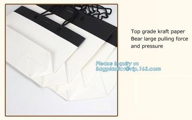 New Luxury Shopping Paper Bag for Cloth/cheap white paper bag with logo printing,UV spot shine paper carrier bag shoppin