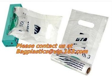 Soft loop handle 100% biodegradable plastic bags plastic bag biodegradable, COMPOSTABLE