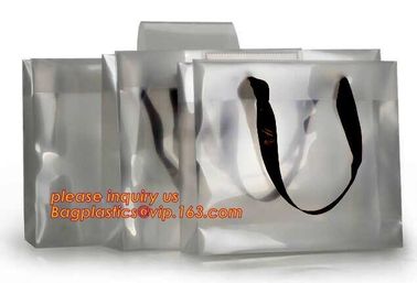 Cheap pp handle bag promotional gift shopping bag plastic pp tote bag,casual portable transparent PP/PVC tote gift bag