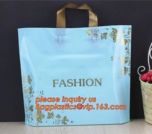 Soft Loop Handle Plastic Bag With Custom Logo Shopping Bag For Clothing Packaging,Biodegradable Cheap Soft Loop Handle S