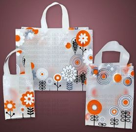 Wholesale Die Cut Handle Eco-Friendly Custom Design Shopping Gravure Printing Groceries Plastic Bags With Logo bagease