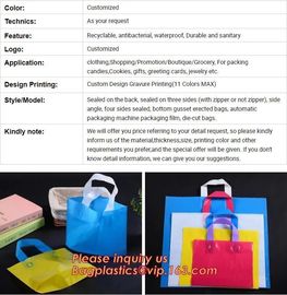 CLEAR FROSTED SOFT LOOP SHOPPER BAG,Soft Loop Handle Plastic Bag OEM Plastic Bagbiodegradable retail shopping bags pack