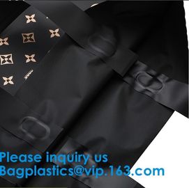 Colored Soft Loop Plastic Handle Bags With Cardboard Insert On The Bottom,Pet foods, Sea Foods, Chemical, Electronics