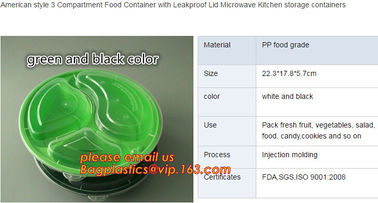 Reusable Take Away Plastic Salad Bowl With Fork And Dressing box and Source Container,Disposable take away plastic salad