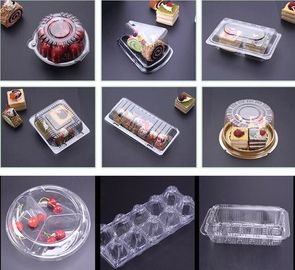 custom clear blister plastic high quality food packaging trays for Cherry Tomato Oranges,food grade PET plastic egg tray