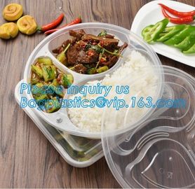 8oz 240ml disposable transparent pla tableware food container plastic bowl,pp plastic popcorn bowl 1500ml food packaging