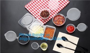 Disposable mini plastic jelly cup PP sauce cup,PS Sauce Cup,Transparent PP Plastic Square Portion Sampling Sauce Cup wit