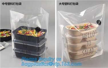 fast food bags, Clear Resealable Resealable Bakery Cookie Candy Poly Cellophane Cello Bags,Customized food grade poly pl