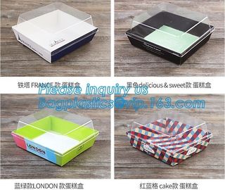 susi box / sushi packaging / Food window box,PP Microwave Blister Clear Plastic Lunch Box Food Container with Lid 650ml