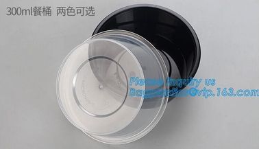 PLA Tray To Go Containers Food Disposable Biodegradable Plastic PLA bowl Salad Bowl With Lid,fast food container disposa