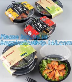 clear disposable plastic fruit container / clear PET blister clamshell box for fruit,biodegradable blister food packagin