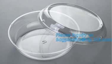 Cheap Custom Food Grade Clear PET Salad Bowl Disposable Food Plastic Bowl,460ml Disposable PET Noodle Soup Salad Bowl