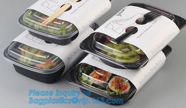 Plastic food container lunch box 2 compartment, bento lunch box container,Airtight Microwave Safe crisper box fast food