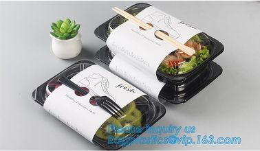 Plastic food container lunch box 2 compartment, bento lunch box container,Airtight Microwave Safe crisper box fast food